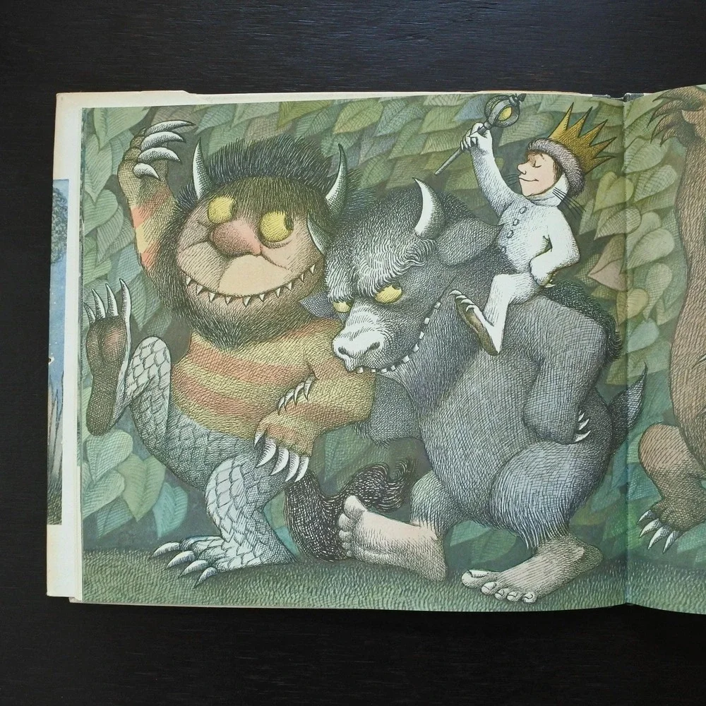 Vintage 1974 Hardcover Reprint Where The Wild Things Are by Maurice Sendak
